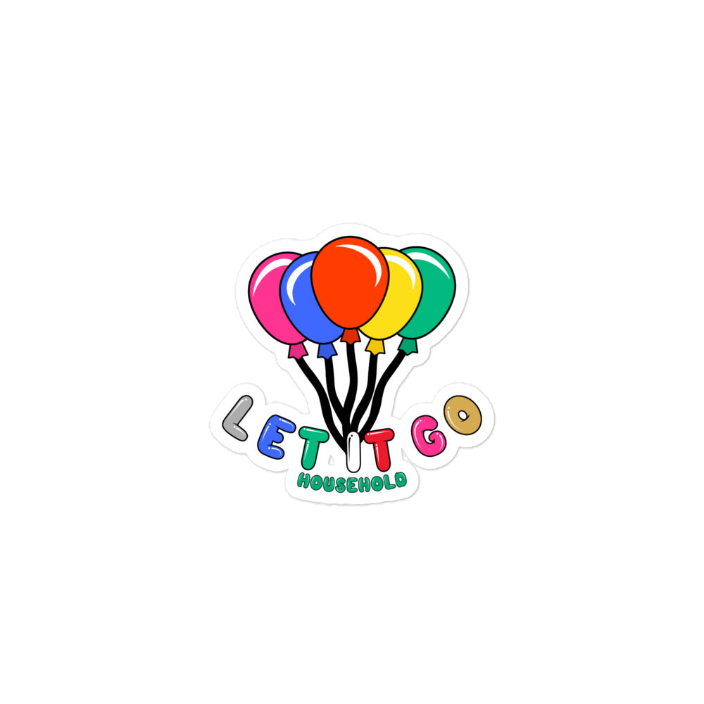 Let It Go Sticker
