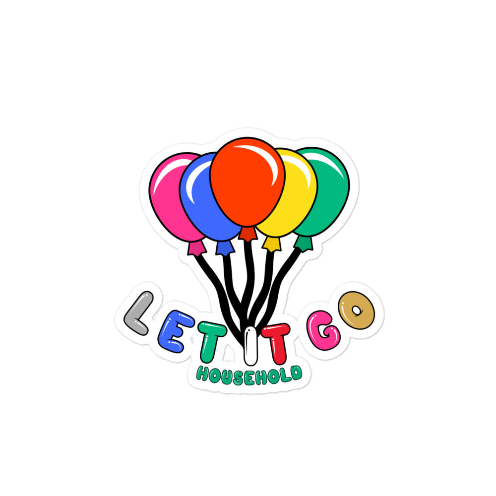 Let It Go Sticker