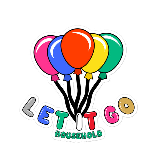 Let It Go Sticker